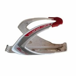 Porte Bidon Elite Customer Race Blanc Et Rouge -Accessoires Vélo Soldes Boutique porte bidon elite customer race blanc et rouge 2