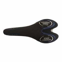 Selle San Marco Era K Titanium Bleue Et Noire -Accessoires Vélo Soldes Boutique selle san marco era k titanium bleue et noire 2